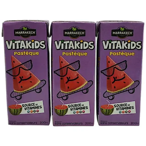 مراكش فيتا كيدز فييستا بطيخ عبوة 3×200ml