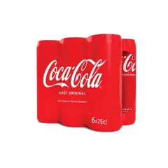 باك كوكاكولا كانز سليم 6×25cl
