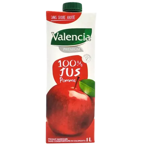 فالنسيا عصير تفاح طبيعي 1 لتر