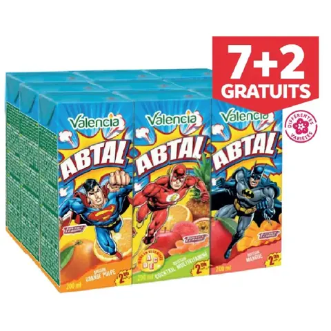 فالنسيا أبطال شراب 9×200ml (7+2 مجاناً)