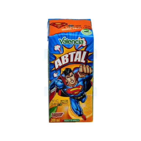 فالنسيا أبطال شراب بنكهة البرتقال مع اللب 200ml