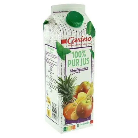 كازينو 100% عصير طبيعي متعدد الفواكه 1 لتر
